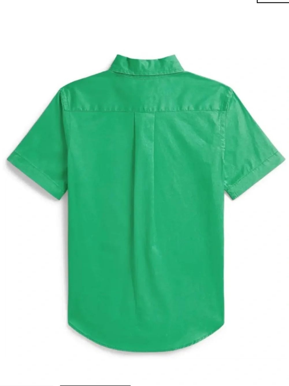 Ralph Lauren Bright Green Short-Sleeve Shirt and Khaki Twill Pants Set